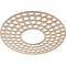 Ekena Millwork Fink Wood Fretwork Pierced Ceiling Medallion, Alder, 32"OD x 11 5/8"ID x 3/8"T CMWP32X32X0375FFAL - alternate 4